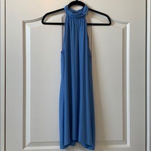 Dry Goods High Neck Light Blue Dress